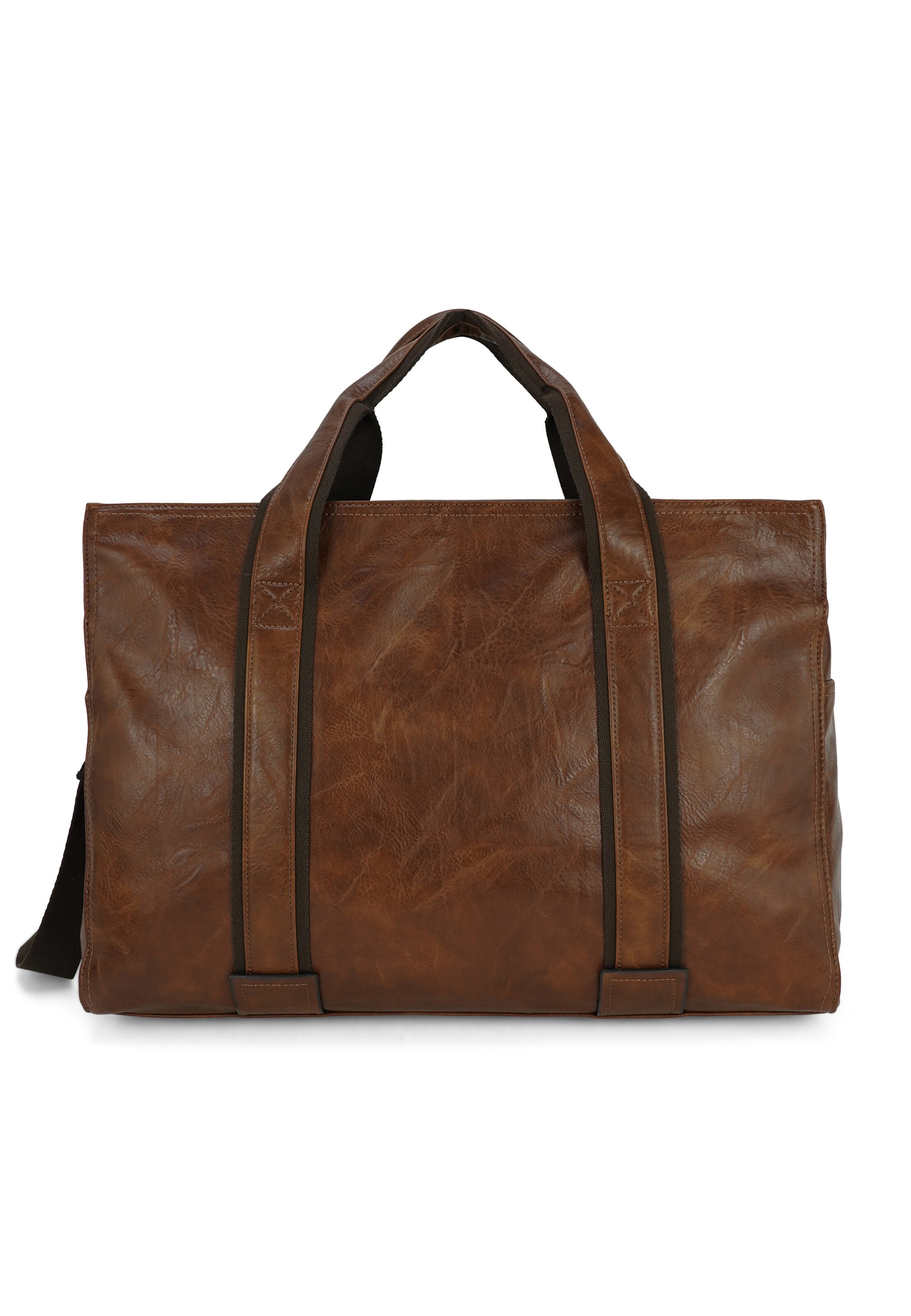 HARPA Shoulder Bag in Brown: front