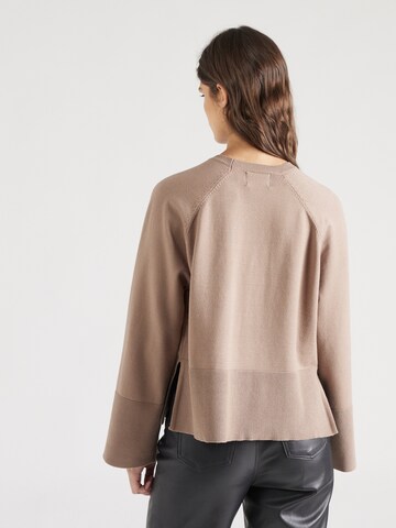 PIECES Sweter 'MADE' w kolorze brązowy