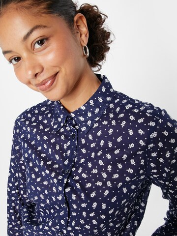 UNITED COLORS OF BENETTON Bluse in Blau