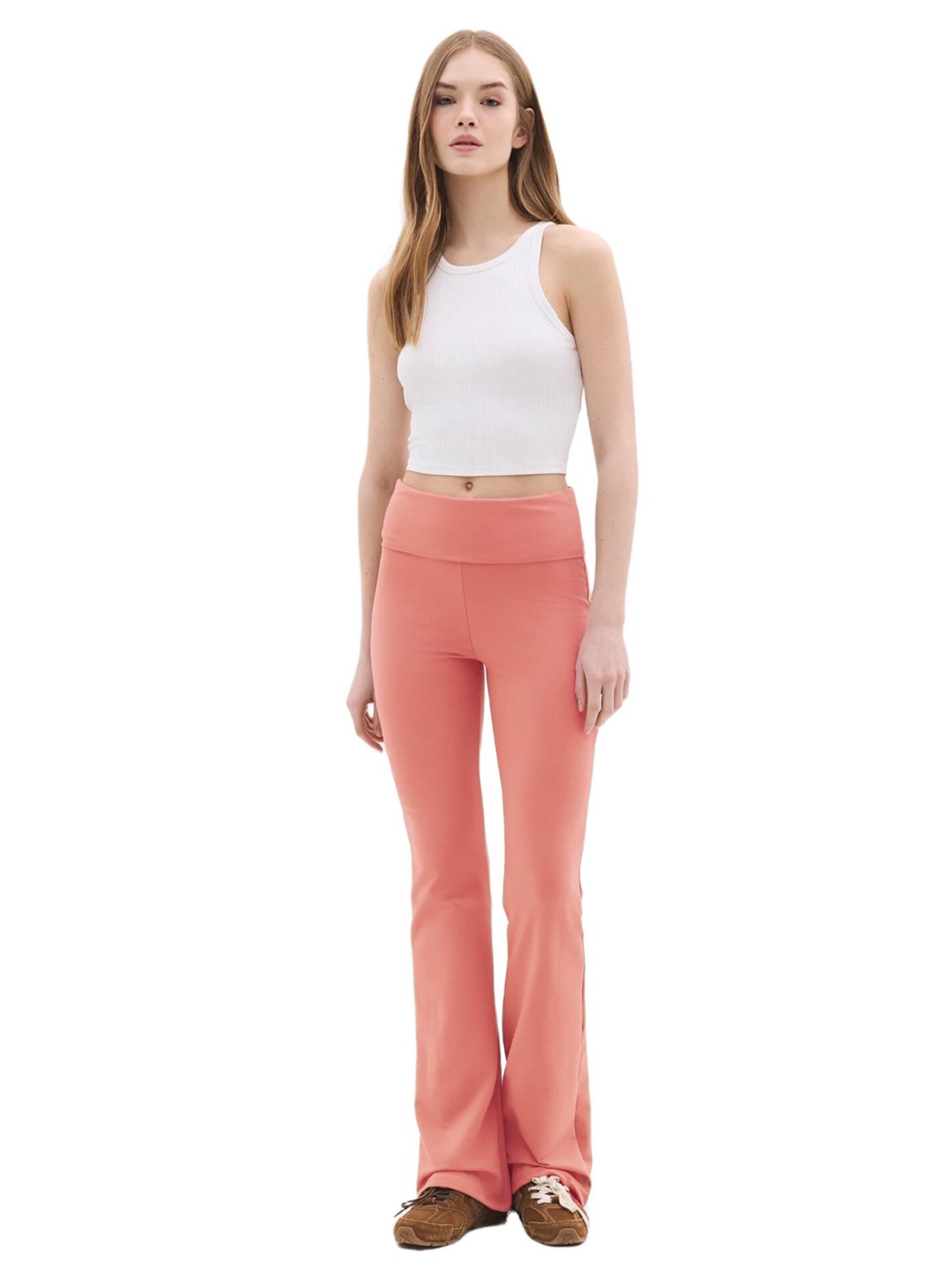 No Matter What Trousers in Orange: front