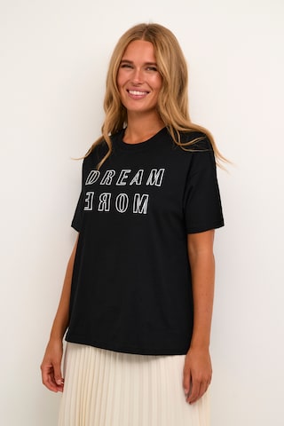 T-shirt 'Jenny' Kaffe en noir : devant