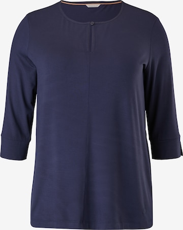 TRIANGLE Shirt in Blauw: voorkant