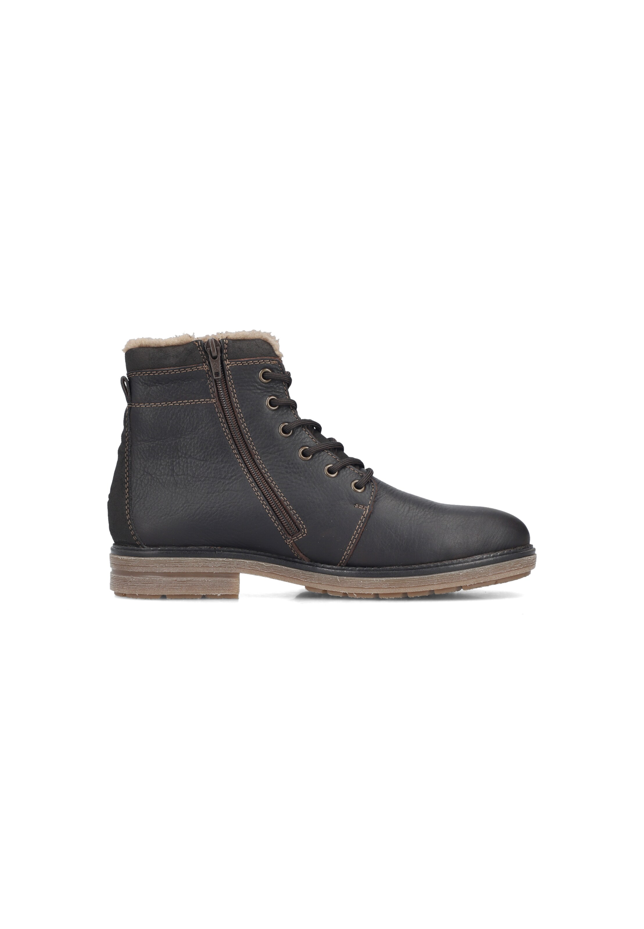 Bottes à lacets Rieker en marron