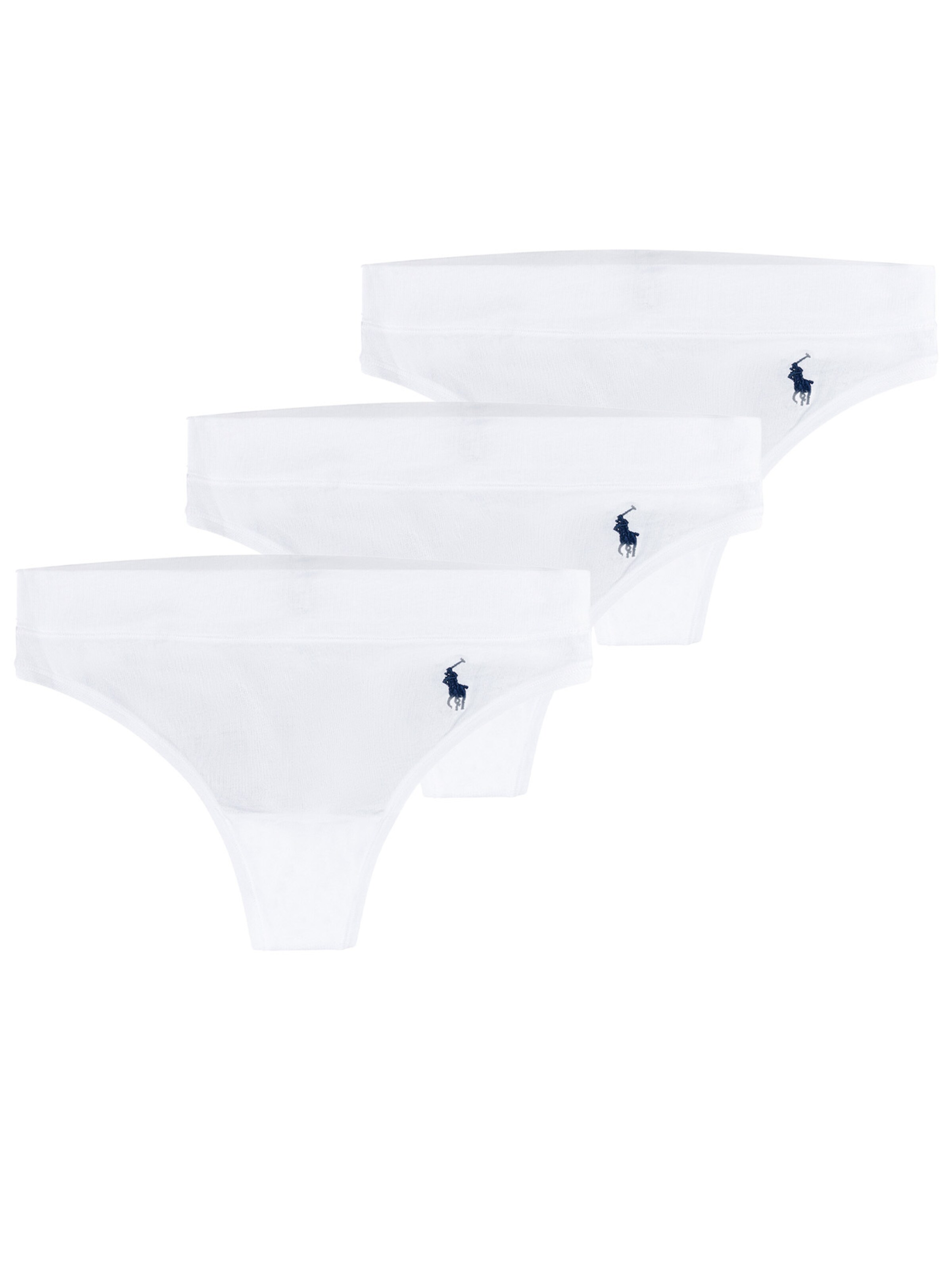 String ' Club Cotton ' Polo Ralph Lauren en blanc : devant