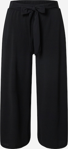 Kaffe Wide leg Pants 'Malli' in Black: front