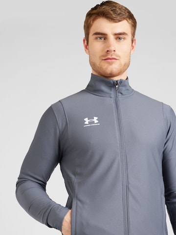 UNDER ARMOUR Sportsweatjacke 'Challenger' in Grau