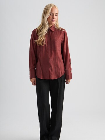 Camicia da donna 'Stella' di minus in rosso