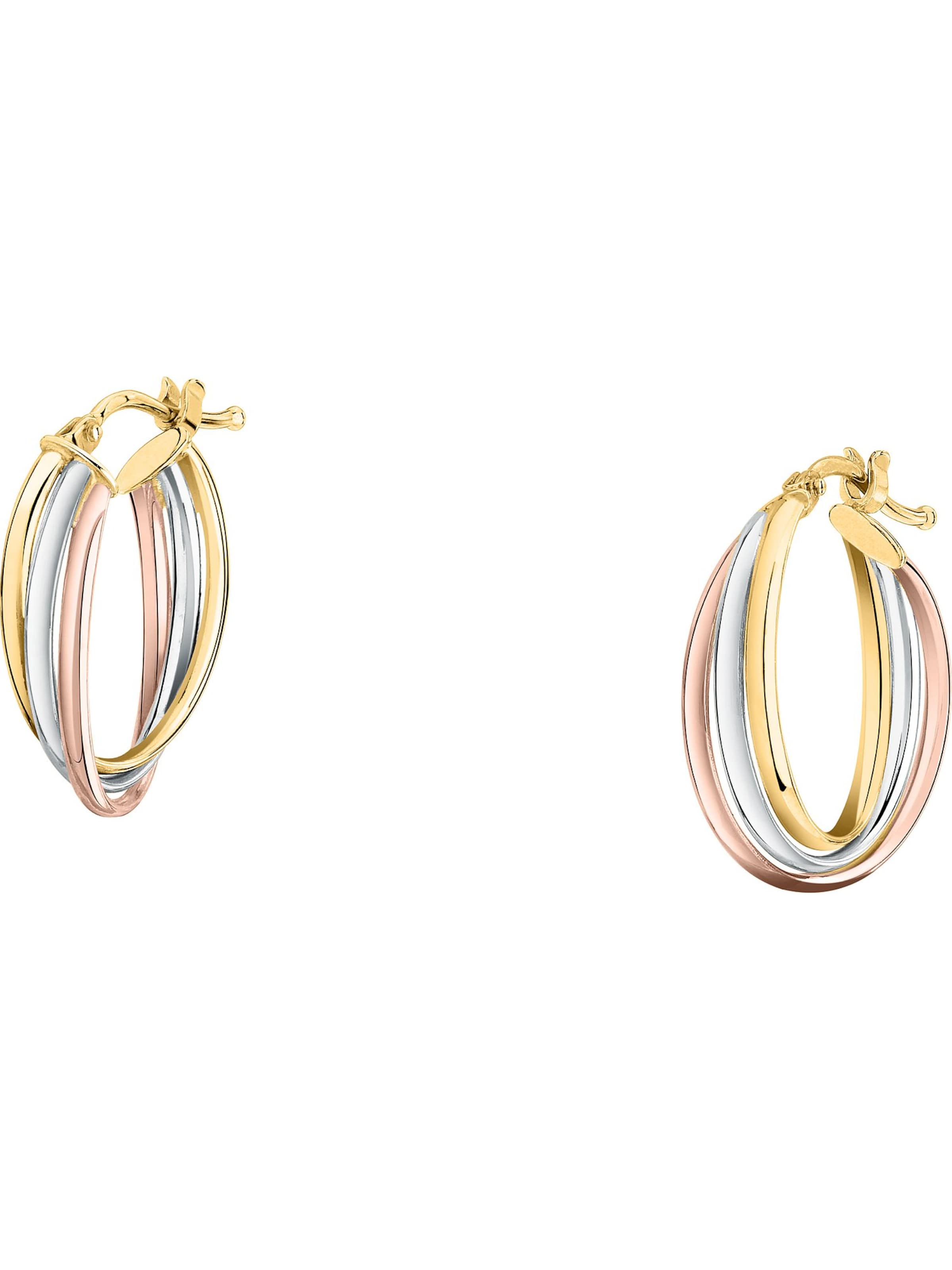 CHRIST Earrings in Gold: front