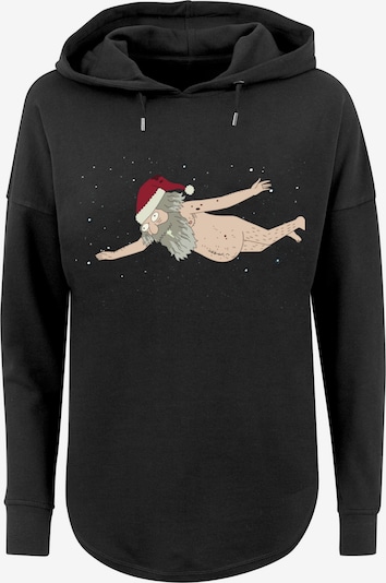 F4NT4STIC Sweatshirt 'Rick and Morty Dead Space Santa-BLK' in Beige / Red / Black, Item view