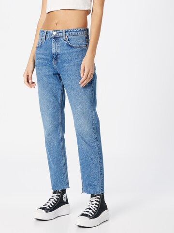 TOPSHOP Regular Jeans in Blauw: voorkant