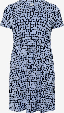 KAFFE CURVE Kleid 'Mella' in Blau: Vorderseite