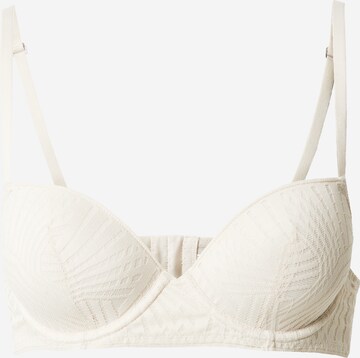 ESPRIT T-shirt Bra in Beige: front