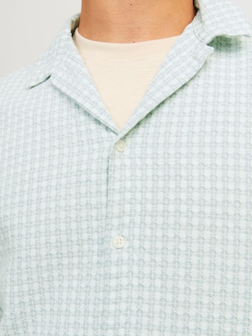 JACK & JONES Comfort fit Koszula 'Luke' w kolorze zielony
