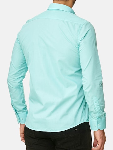Reslad Slim Fit Hemd 'Hemd Uni' in Grün