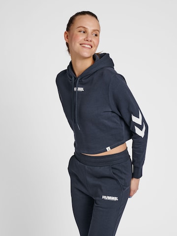 Hummel Sweatshirt in Blauw: voorkant