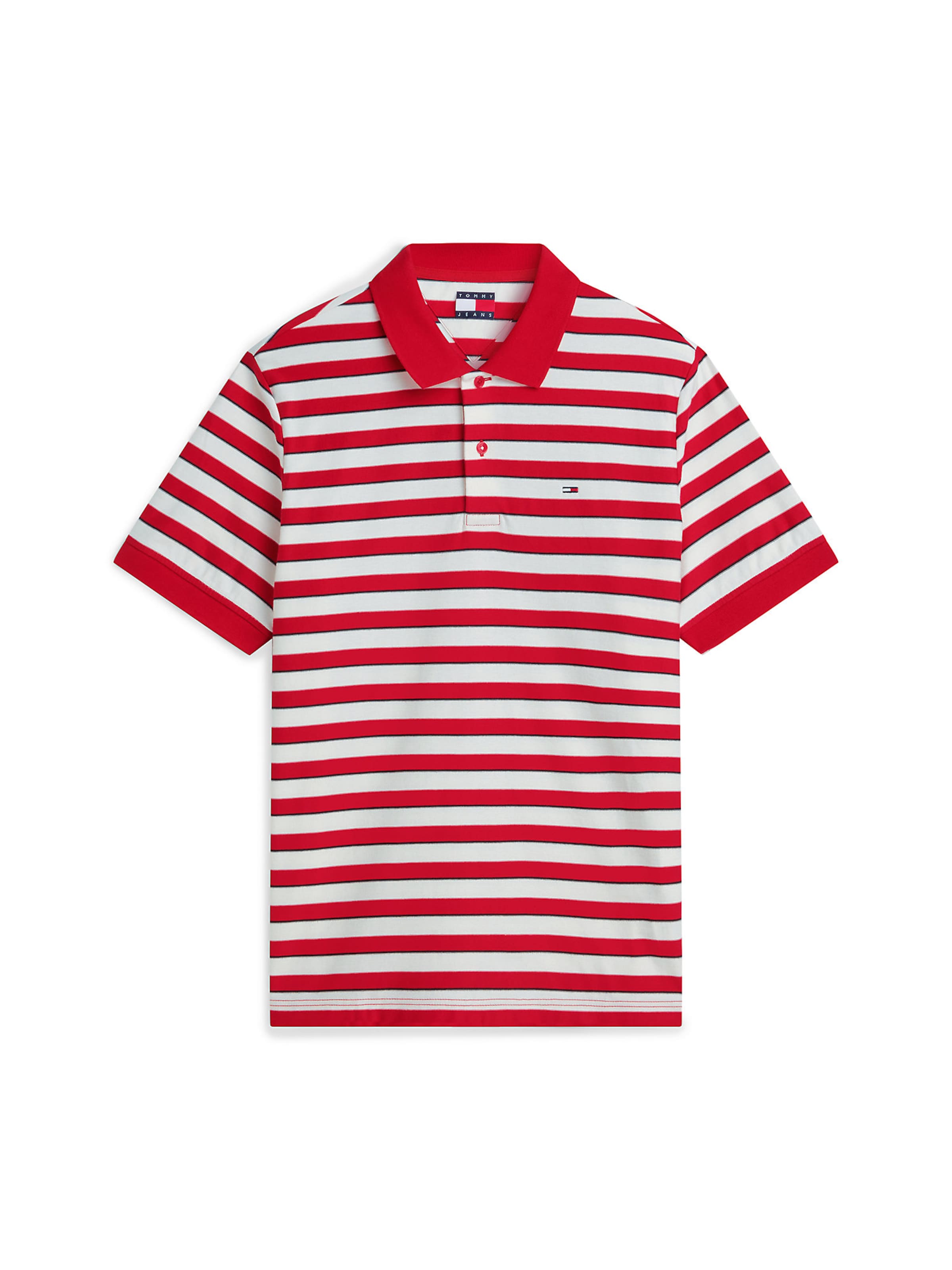 Tommy Jeans Shirt in Rood: voorkant