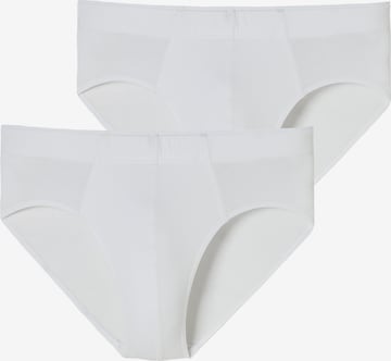 Slip SCHIESSER en blanc : devant