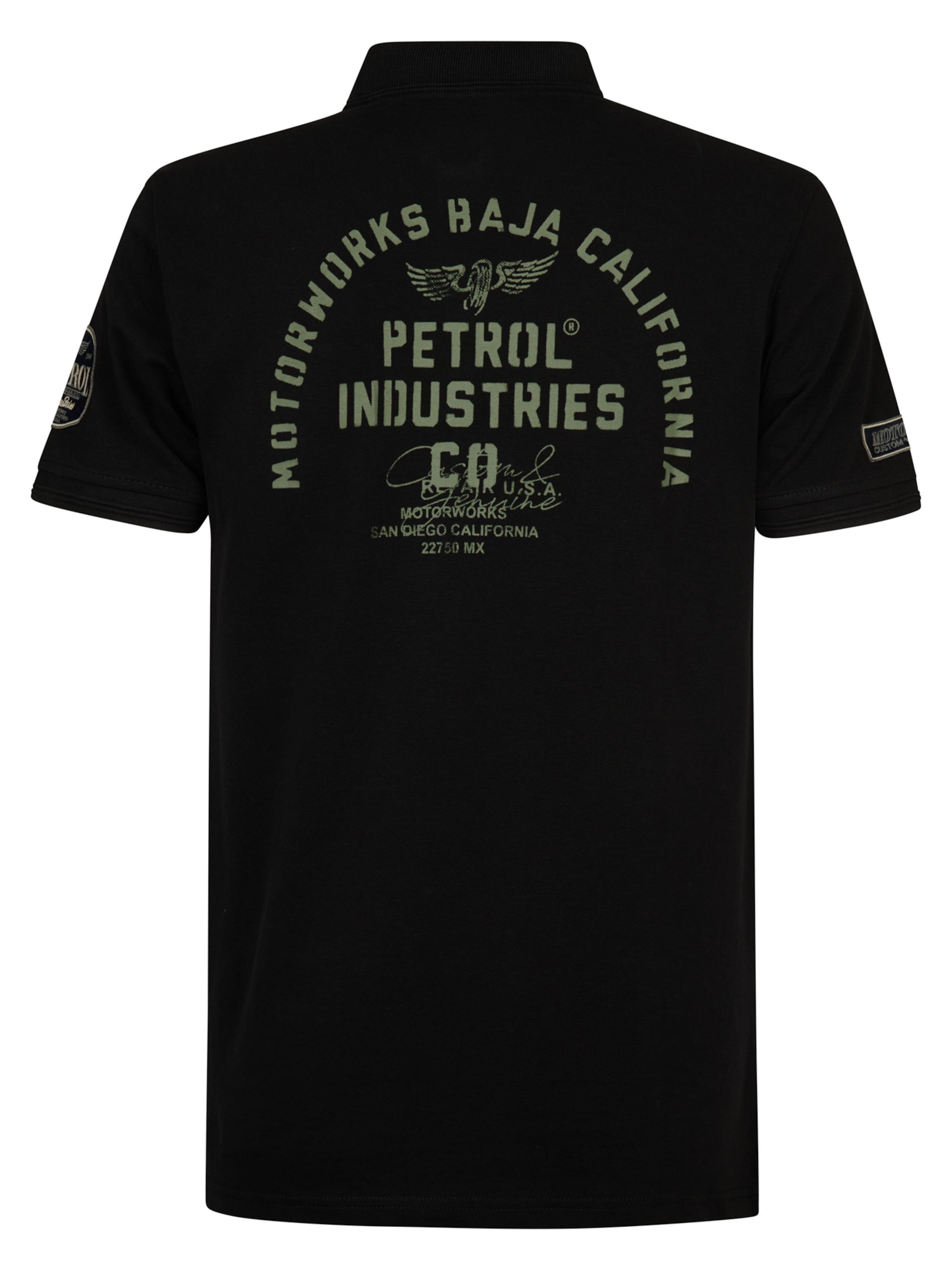 Petrol Industries Тениска в черно