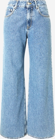 Global Funk Wide leg Jeans in Blue: front