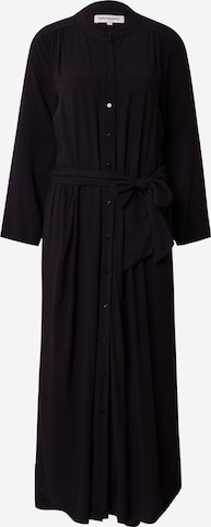 Lollys Laundry - Vestido camisero 'Harper' en negro: frente