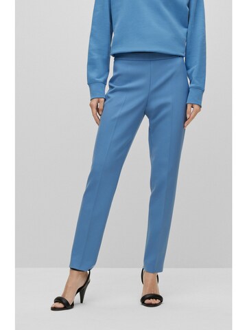 BOSS Black Regular Pants 'Tiluna' in Blue: front