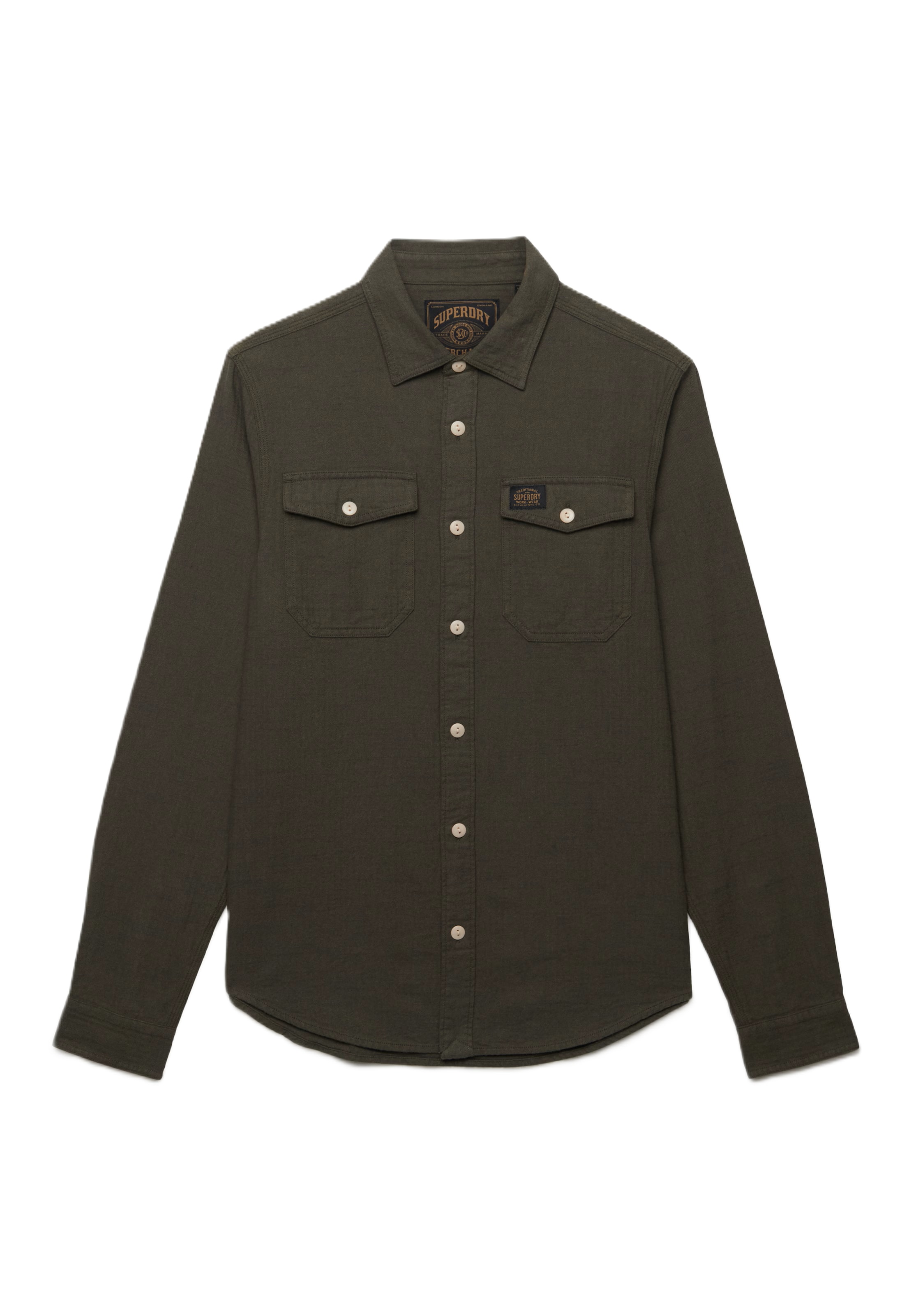 Chemise Superdry & Co en vert : devant