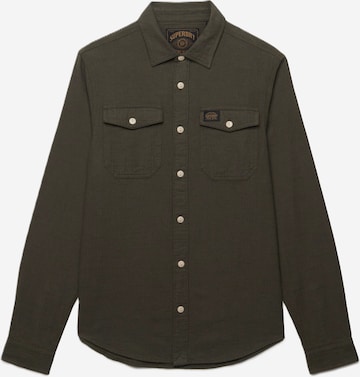 Chemise Superdry & Co en vert : devant