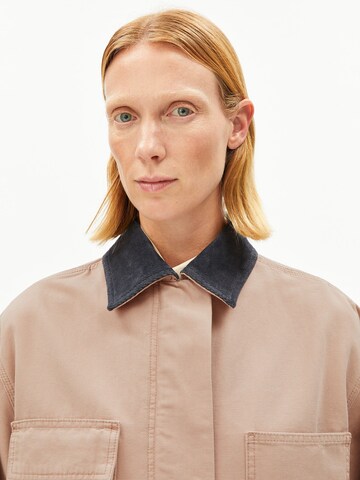 ARMEDANGELS Overshirt WORKWEAR CANVAS in Braun