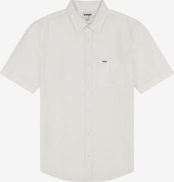 WRANGLER Regular fit Button Up Shirt in White: front
