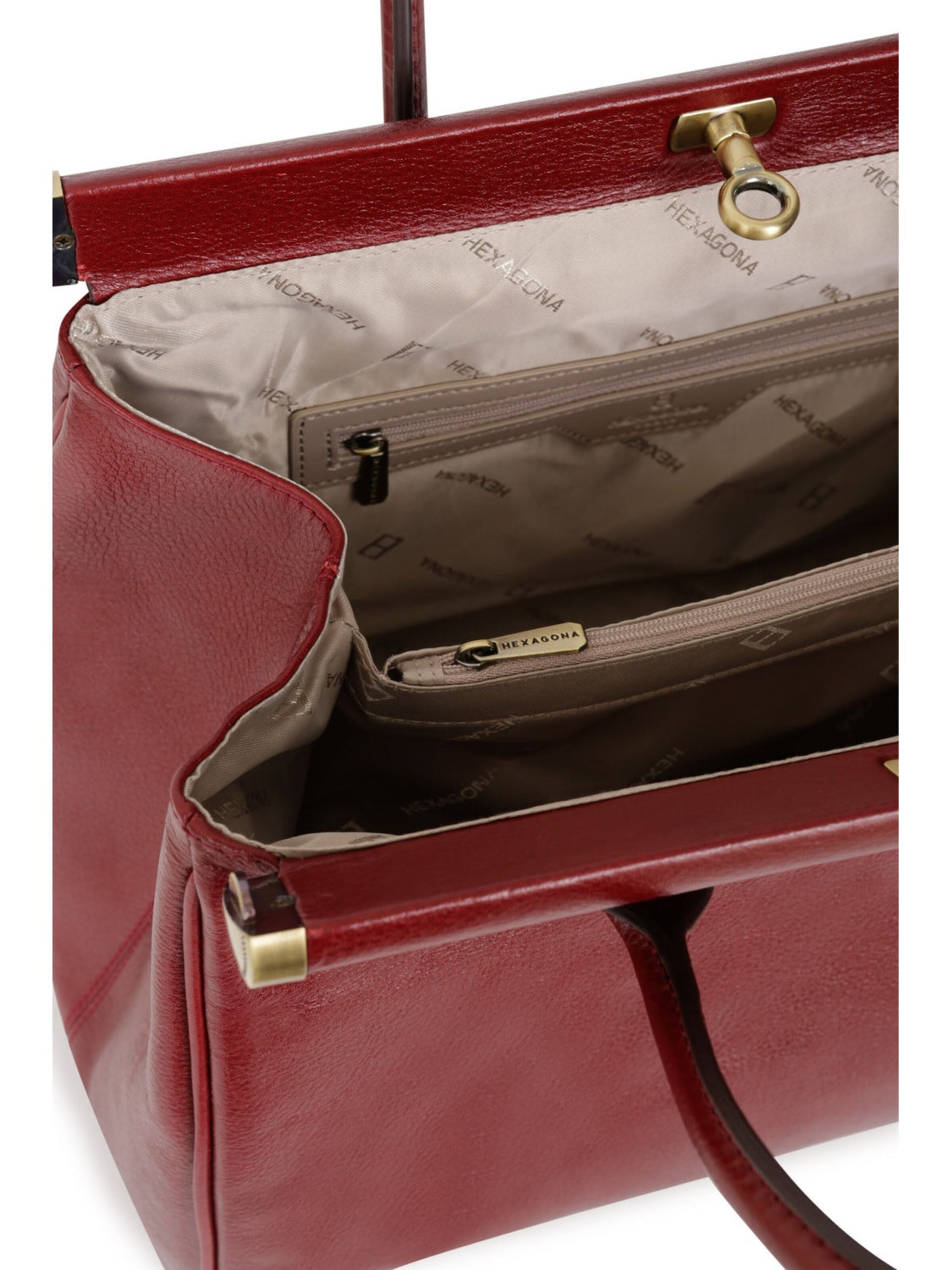 Hexagona Handtasche 'République'‌‌‌‌‌‌‌‌‌ in Rot