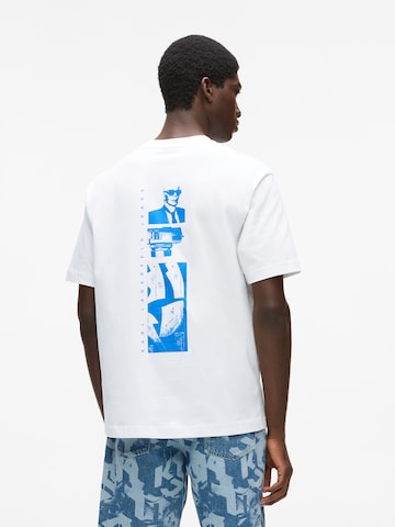 KARL LAGERFELD JEANS Póló - fehér: elől