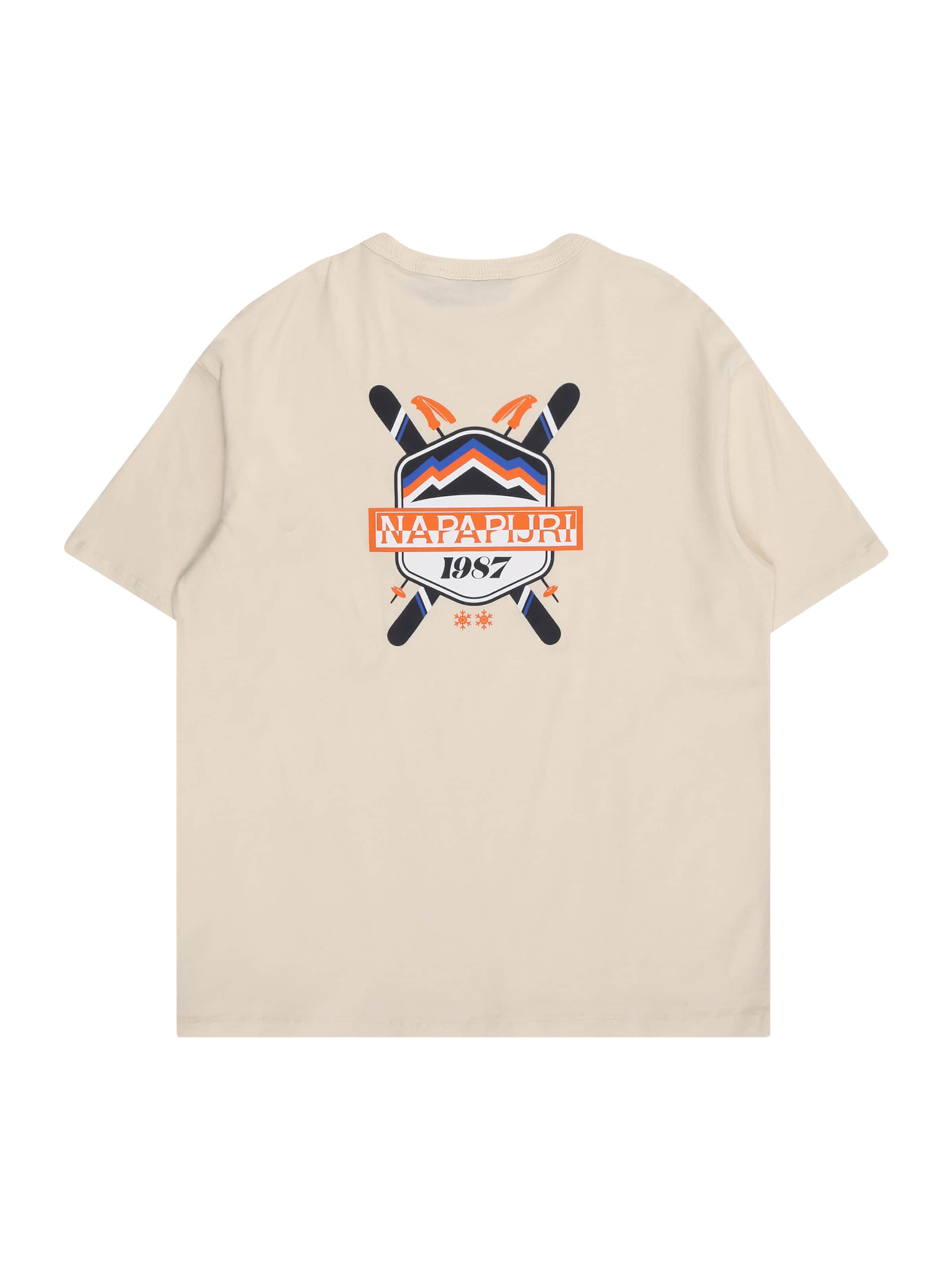 T-Shirt 'S-ADIGE' NAPAPIJRI en beige