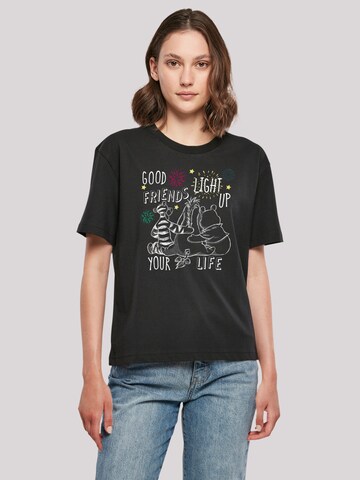 T-shirt 'Disney Winnie Puuh' F4NT4STIC en noir : devant