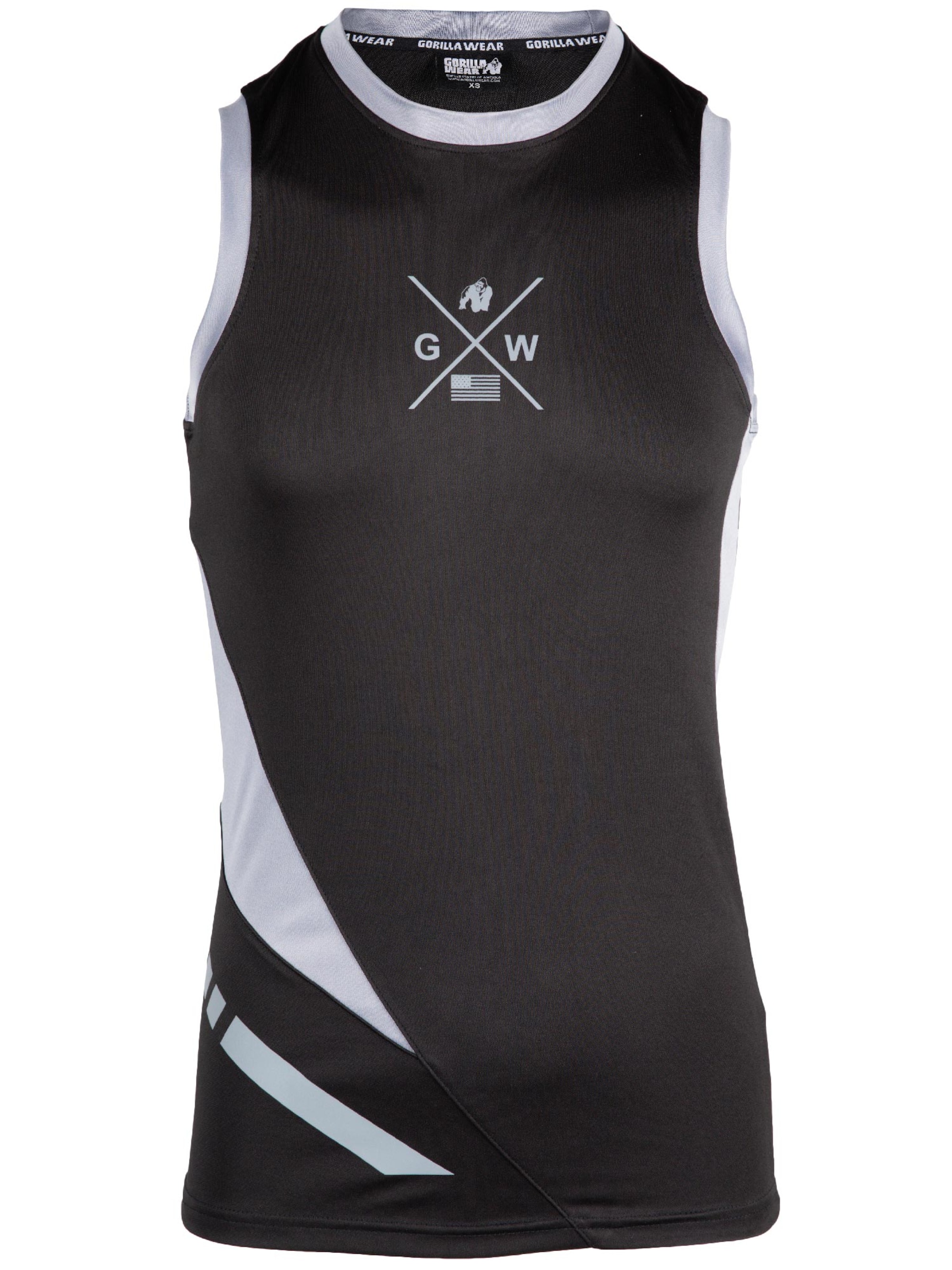 Maglia funzionale 'Hornell' di Gorilla Wear in nero: frontale