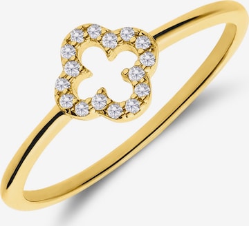 Lucardi Ring in Goud: voorkant