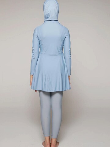 SIYA Swimwear Badeanzug 'East – Burkini/Modest' in Blau
