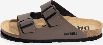 Bayton Pantolette 'Atlas' i brun: framsida