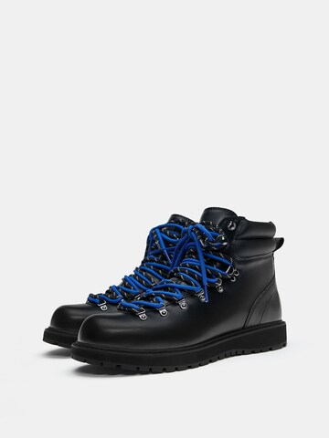 Bottines à lacets Pull&Bear en noir
