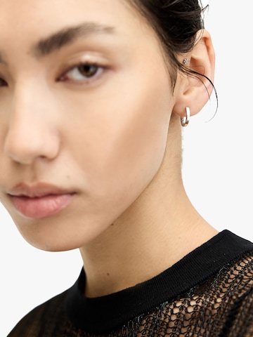 AllSaints Σκουλαρίκια σε ασημί: μπροστά