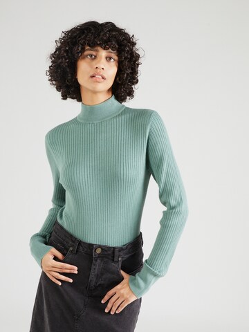 Pull-over QS en vert : devant