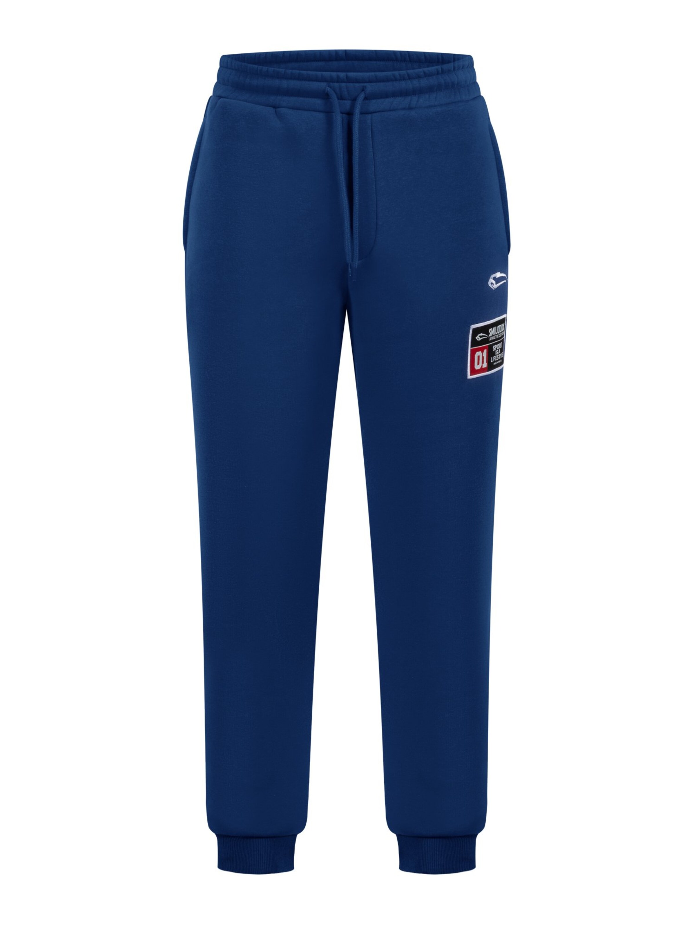 Pantalon Smilodox en bleu : devant