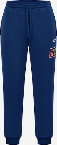 Smilodox Trousers in Blue: front