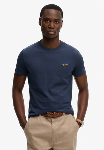 Superdry & Co Shirt 'Essential' in Blue: front