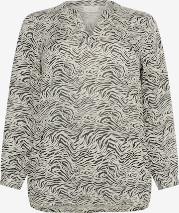 Bluză 'KCDiana' de la KAFFE CURVE pe negru: față