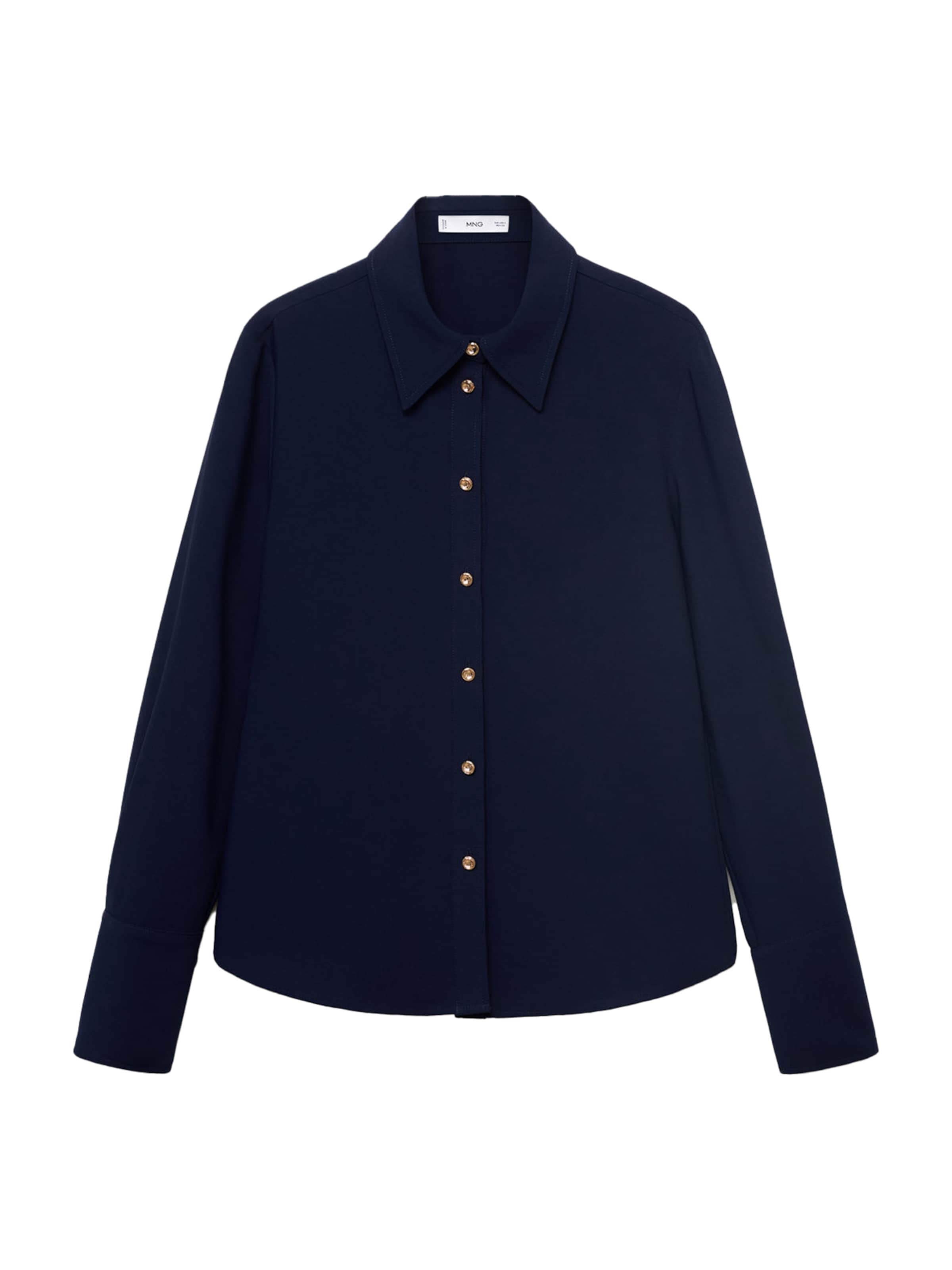 MANGO Bluzka 'FLARE' w kolorze niebieski: przód