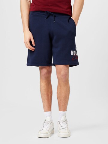 regular Pantaloni di HOLLISTER in blu: frontale