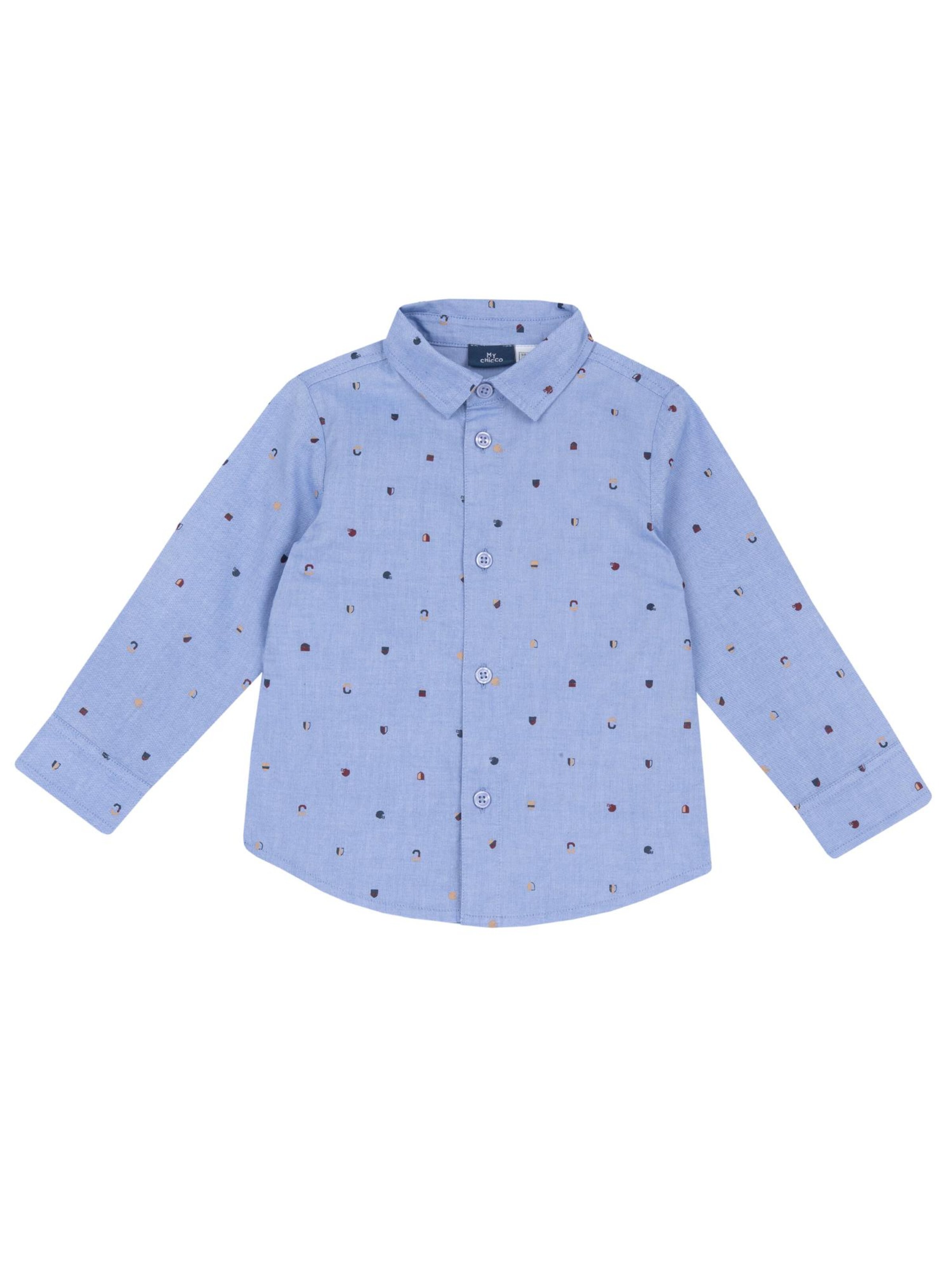 Chicco Regular fit Πουκάμισο σε μπλε: μπροστά