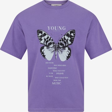 Young Poets Shirt 'Yoricko' in Purple: front