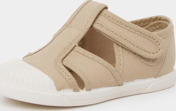 Calzatura aperta di Pisamonas in beige: frontale
