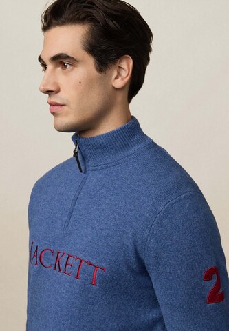 Hackett London Pullover 'Heritage NO.2 ' in Blau